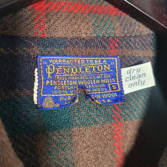 👕🌶 Vintage Pendleton Plaid Heavyweight Long Flannel Jacket - Picture 9 of 9